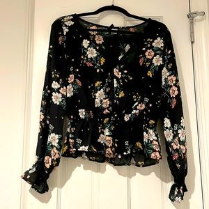 Floral H&M top